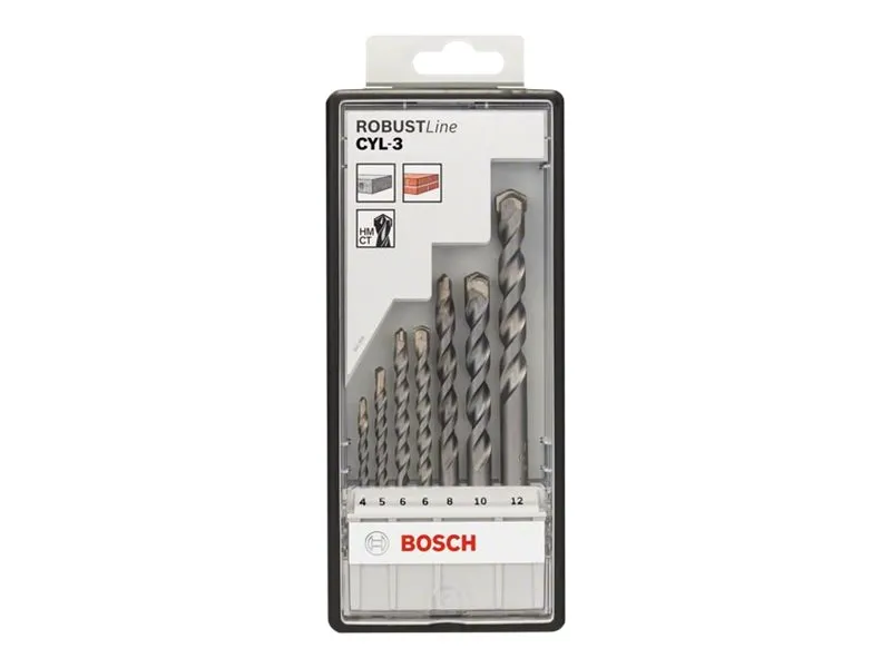 Bosch 7-delars Robust Line betongborrsats CYL-3 4; 5; 6; 6; 8; 10; 12 mm