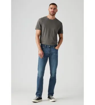 Levi’s för män. 04511-1163 Jeans 511 Slim Dark Indigo blå (30/30), Casual, Bomull, Denim