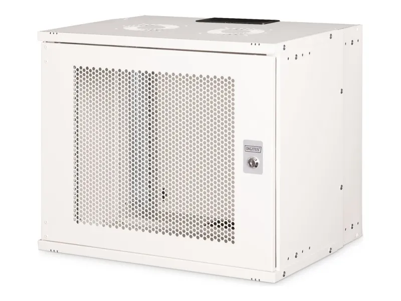 Digitus SOHO PRO Series – Skåp – 540 x 400 mm (BxD) – väggmontering – RAL 7035, ljusgrå – 9U – 19