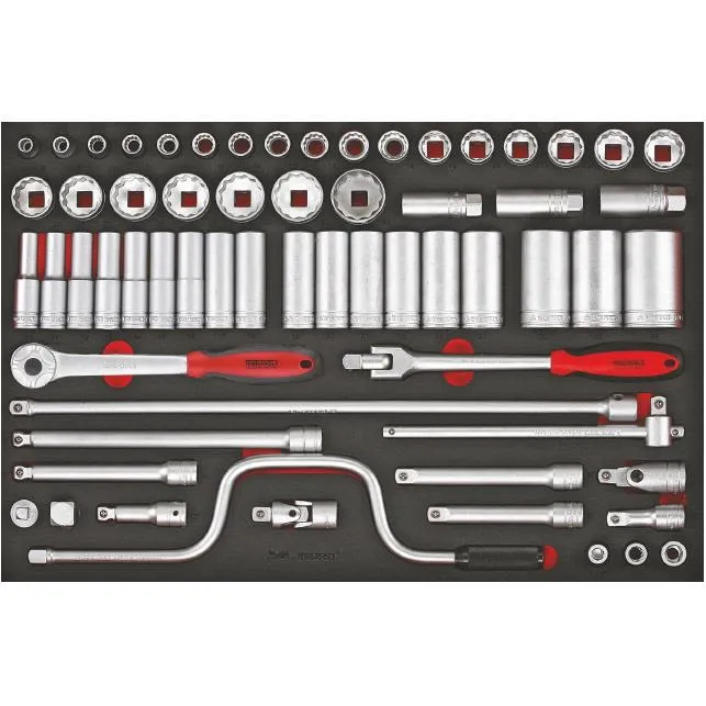Teng Tools TTESK63 Hylsnyckelsats 63 delar