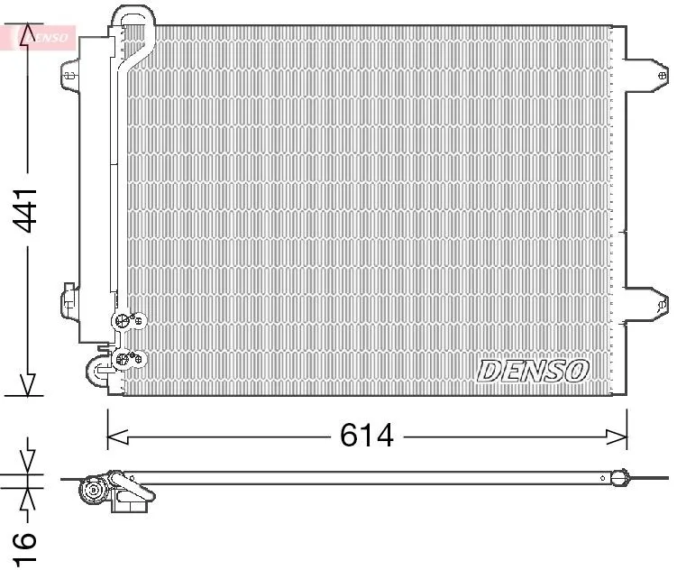 DENSO DCN32008 Kondensor, klimatanläggning
