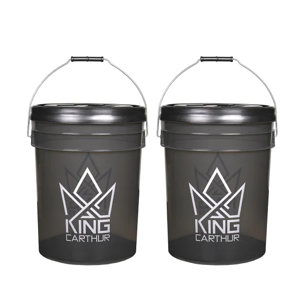 Tvätthink KING CARTHUR 20 L + Lock, 1 st + Raster (smutsavskiljare)
