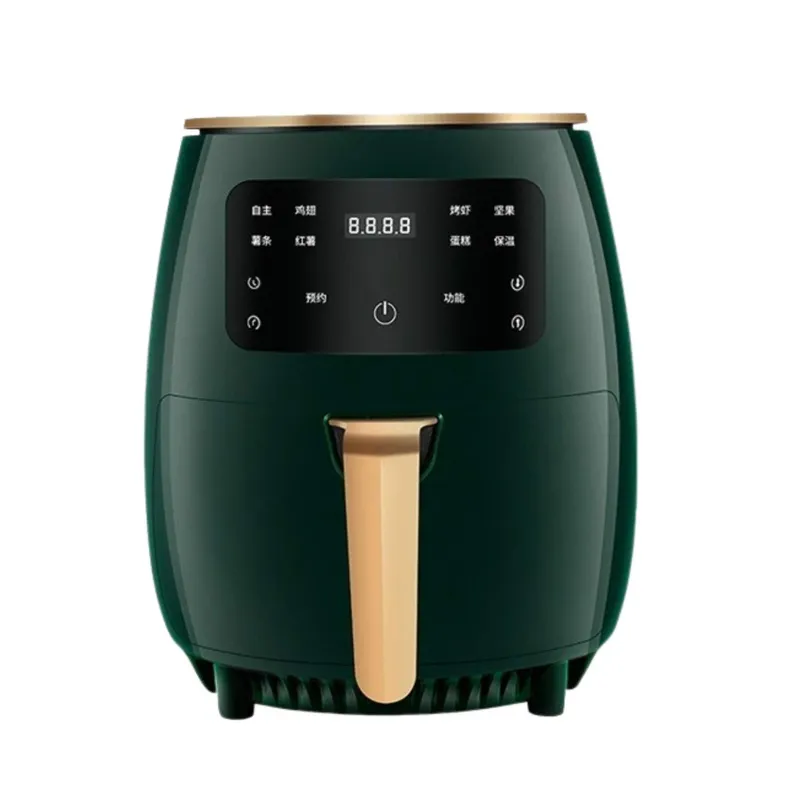 Cheffinger CF-AFRY4.5: 1400W digital LED-luftfryser - 4,5 liter grønn