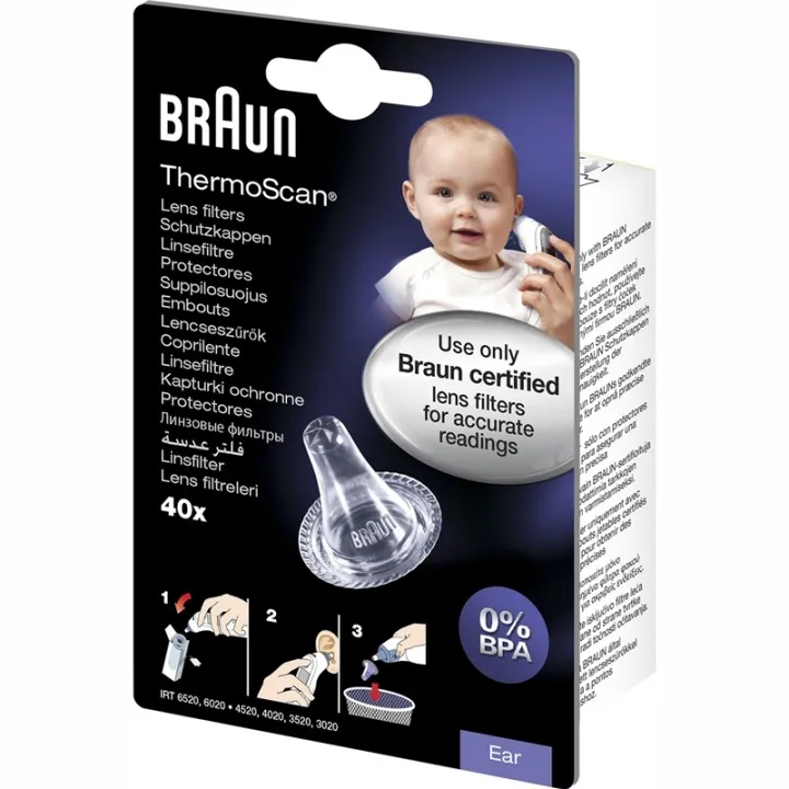 Braun Thermometer Lens Filter 40 for Thermometer