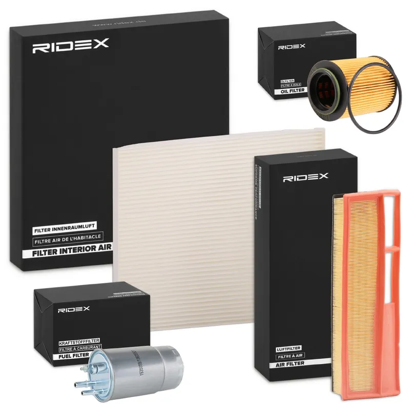 Filtersats RIDEX 4055F27658