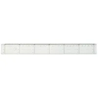 Linjal med tvärgradering 30cm