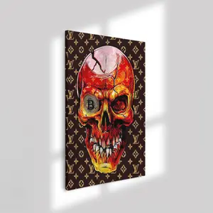 Canvas - Dödskalledesign