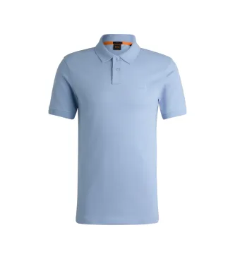 BOSS för män. 50507803 Polo Passenger, blå (XXL), Casual, Bomull, Kort ärm