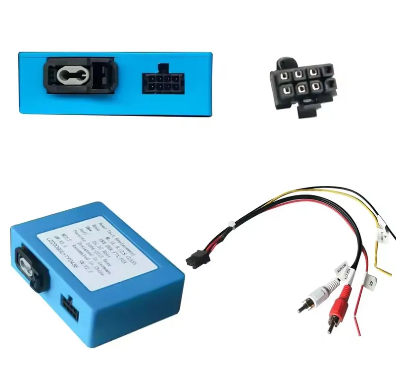 Most-box, Fiberoptisk konverterare till RCA, Porsche Bose, Mercedes, Porsche, Audi, Volkswagen, Universal