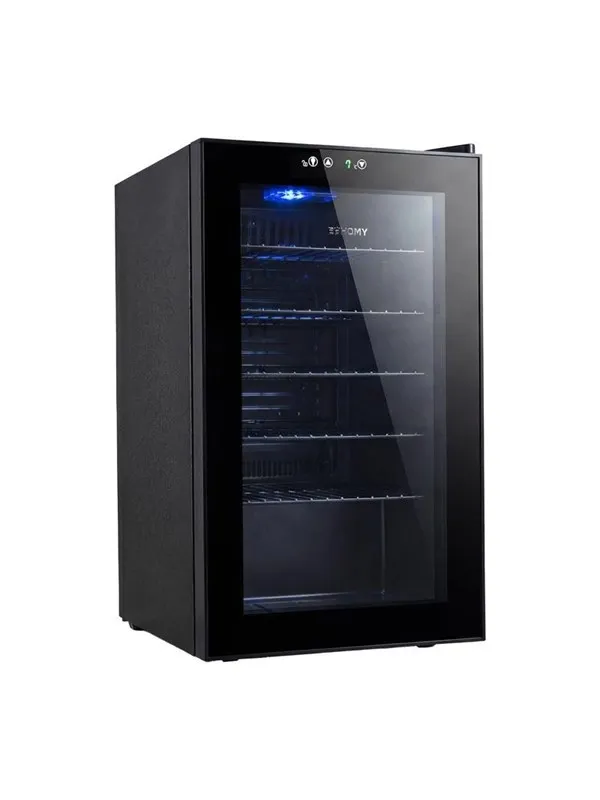 Euhomy BR001-89 70L Beverage Display Refrigerator - Black