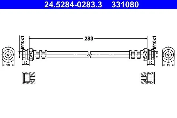 Bromsslang ATE 24.5284-0283.3