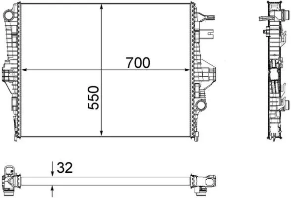Kylare MAHLE CR 1183 000P