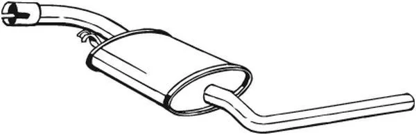 Mittenljuddämpare BOSAL 281-891