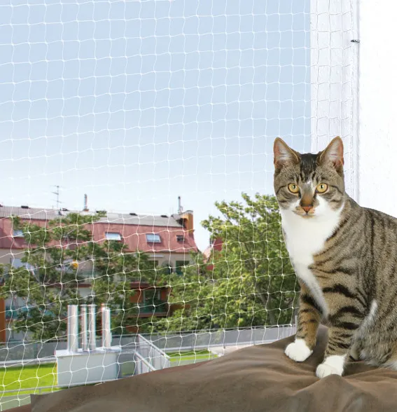 Säkerhetsnät Trixie Cat Protect Transparent 4×3 m