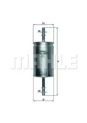 Bränslefilter MAHLE KL 559