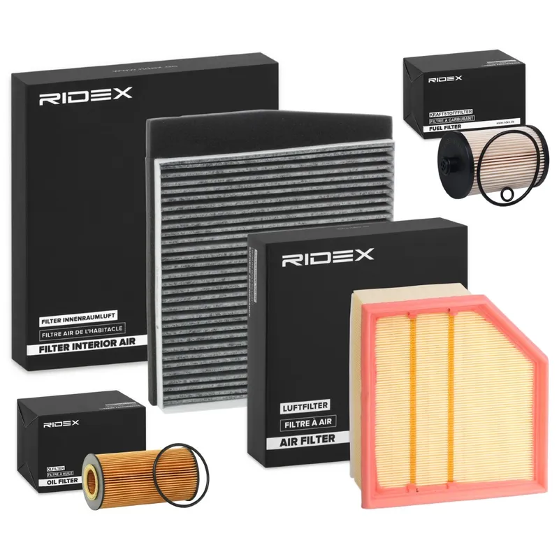 Filtersats RIDEX 4055F25744