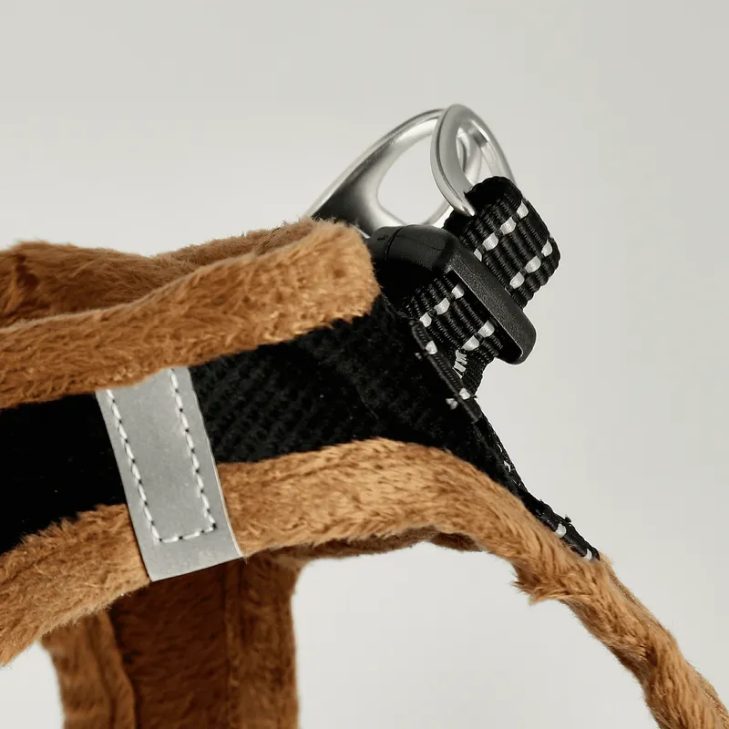 Step-in Plush Hundsele Svart S