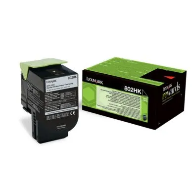 Lexmark 80C2HKE Tonerkassett svart 4.000 sidor