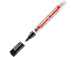 Edding Laundry marker - Tøj pen - tåler kogevask - sort