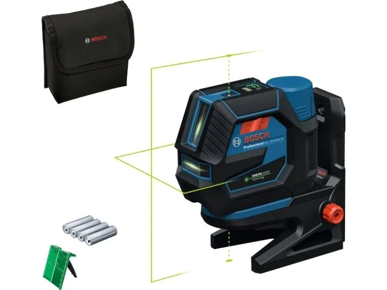 Bosch GCL 12V-50-22 CG Kombilaser grön, med batterier och roterande fäste