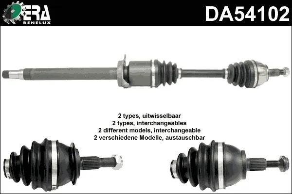 Drivaxel ERA Benelux DA54102