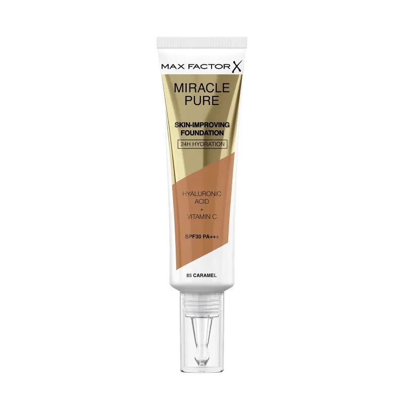Max Factor Miracle Pure Skin Improving Foundation 85 Caramel