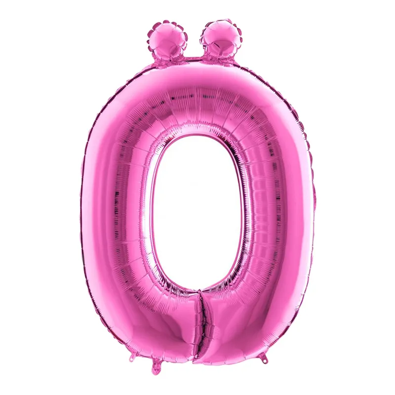 Bokstavsballong Rosa – Bokstav Ö