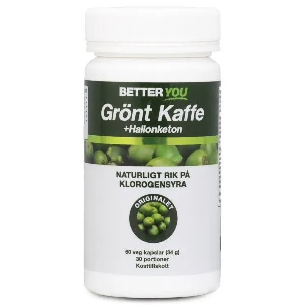 BETTER YOU Better You Grönt kaffe + Hallonketon 60 kapslar