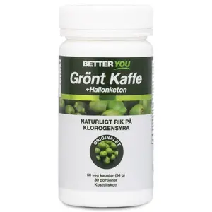 BETTER YOU Better You Grönt kaffe + Hallonketon 60 kapslar