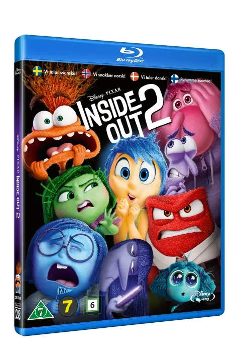 Insidan ut 2 / Inside out 2 (Blu-ray)