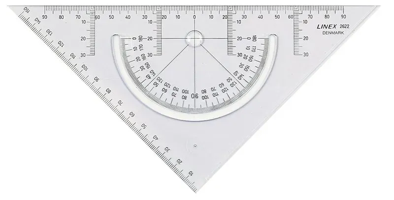 Linex 2622, Triangel, Transparent, Styrenakrylnitril (SAN), 2 mm, 1 styck