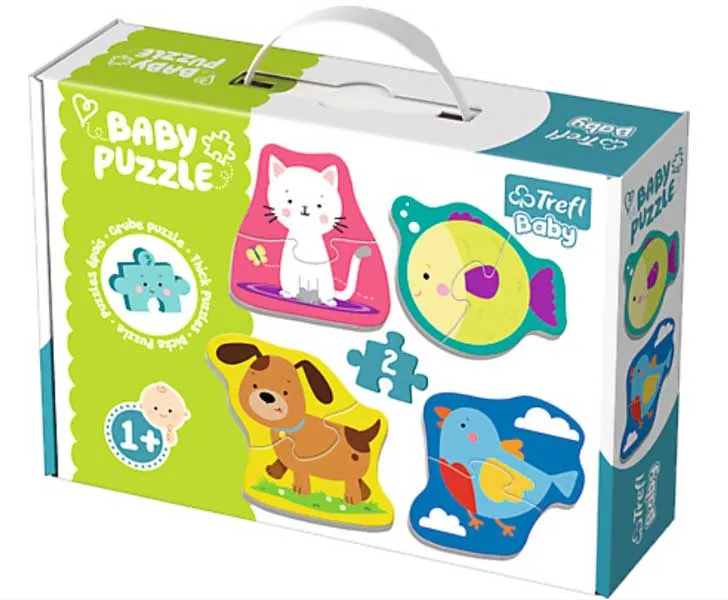 Baby Pussel – Små djur 4 x 2 Bitar