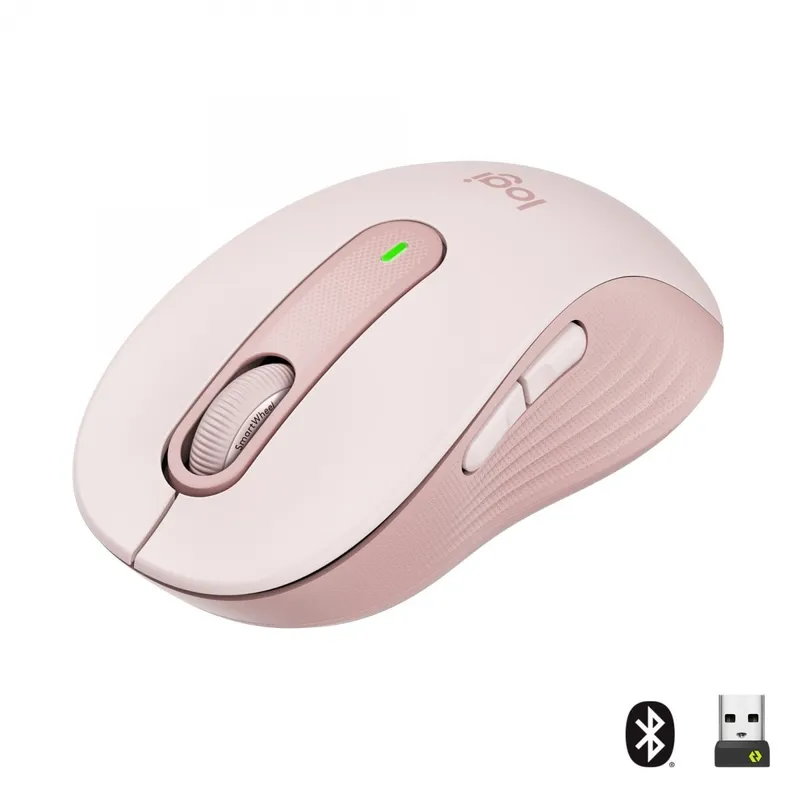 Logitech Signature M650 Wireless Rose - Mouse - Optic - 5 knappar - Pink