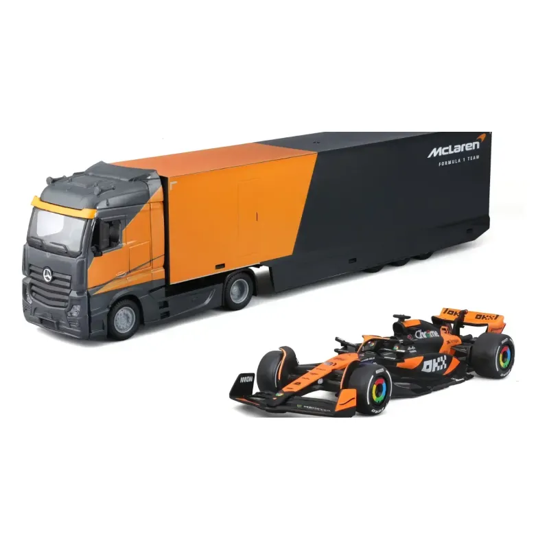 McLaren Racing Transporter 1:43 med F1 Bil 2024 Norris 1:43