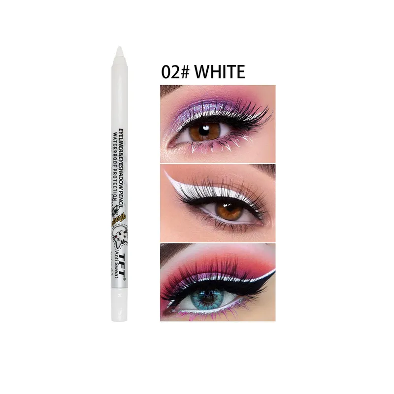 TFT Pearl Eyeshadow Pencil Color Eyeliner vattentät modemakeup utan smuts