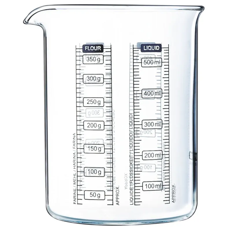 Pyrex 7070.54120 måttsats 0,5 l Glas