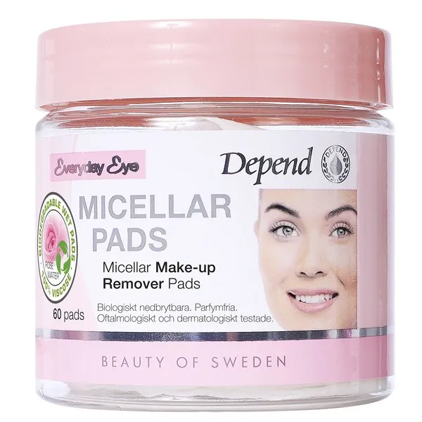 Depend Micellar Make-Up Remover Pads 60 st