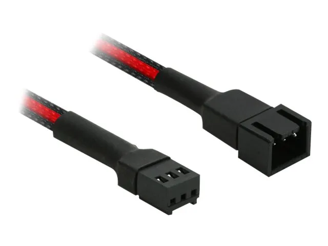Nanoxia Single Sleeve - fan power extension cable - 3 pin Molex to 3 pin Molex - 30 cm