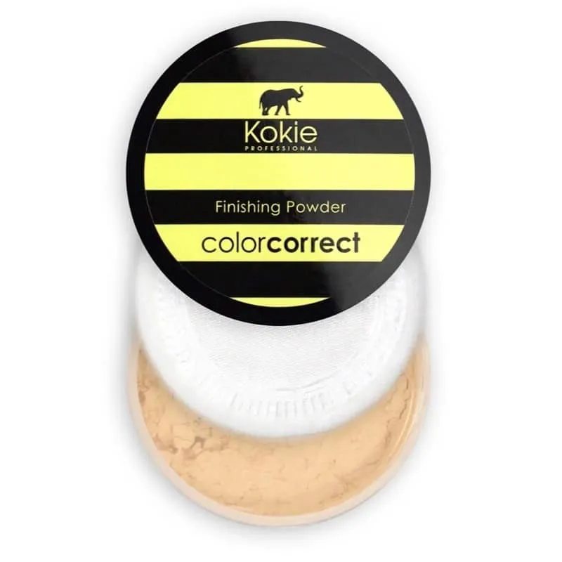 Kokie Cosmetics Color Correct Setting Powder Yellow - Darkness Correction