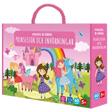 Pussel & saga. Prinsessor och enhörningar