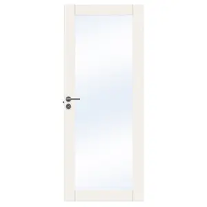 SPEGELDÖRR UNIQUE GW01L VIT 825X1940MM | Beijerbygg Byggmaterial