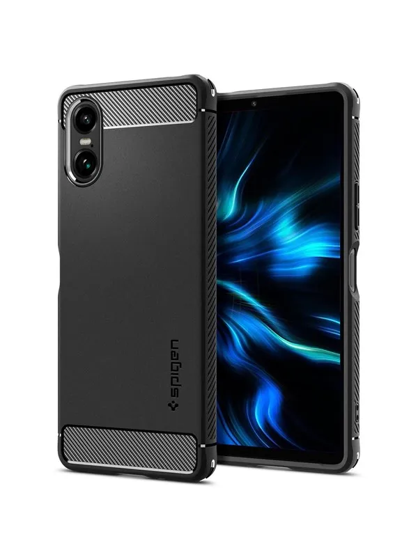 Spigen Rugged Armor - matte black - Sony Xperia 10 VI