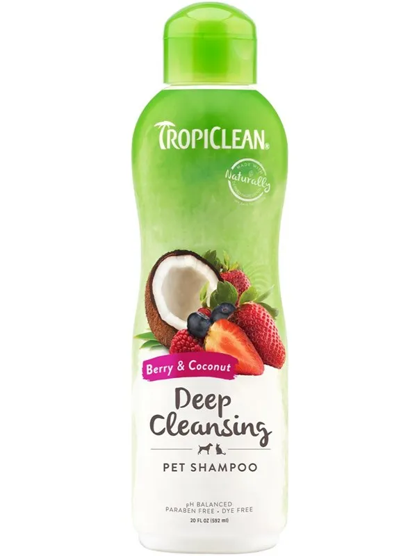 Tropiclean Shampoo Deep Cleaning Berry & Coconut 355 ml.