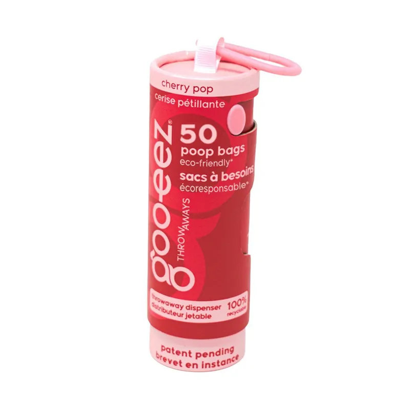 Goo-eez Cherry Pop Hundbajspåsar 50-pack