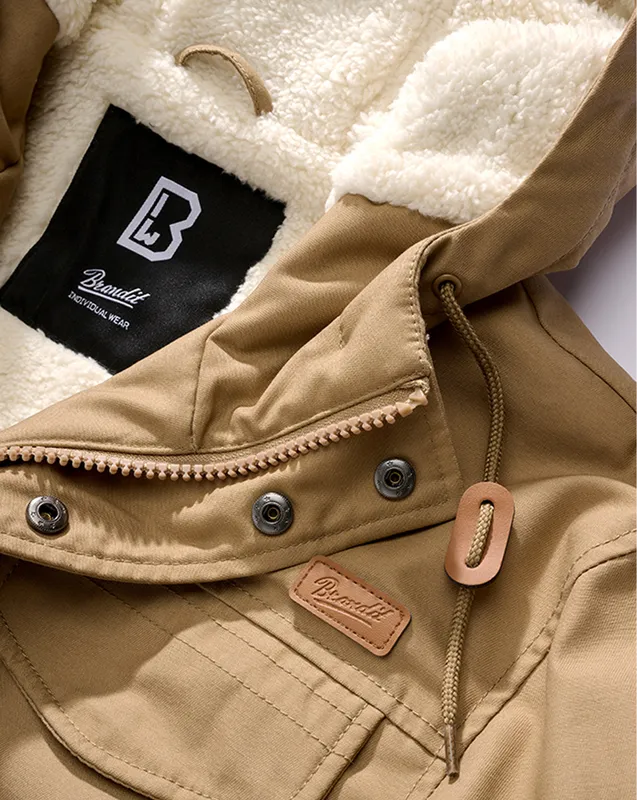 Brandit Marsh Lake Teddyparka för herr Beige (#7747)