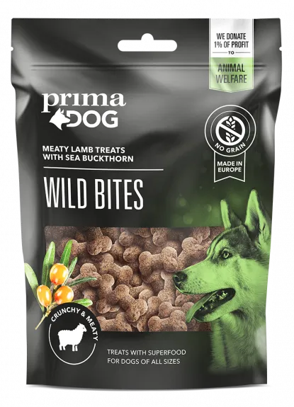PrimaDog Wild Bites 4 olika smaker 100gr eller 150gr (#3666)