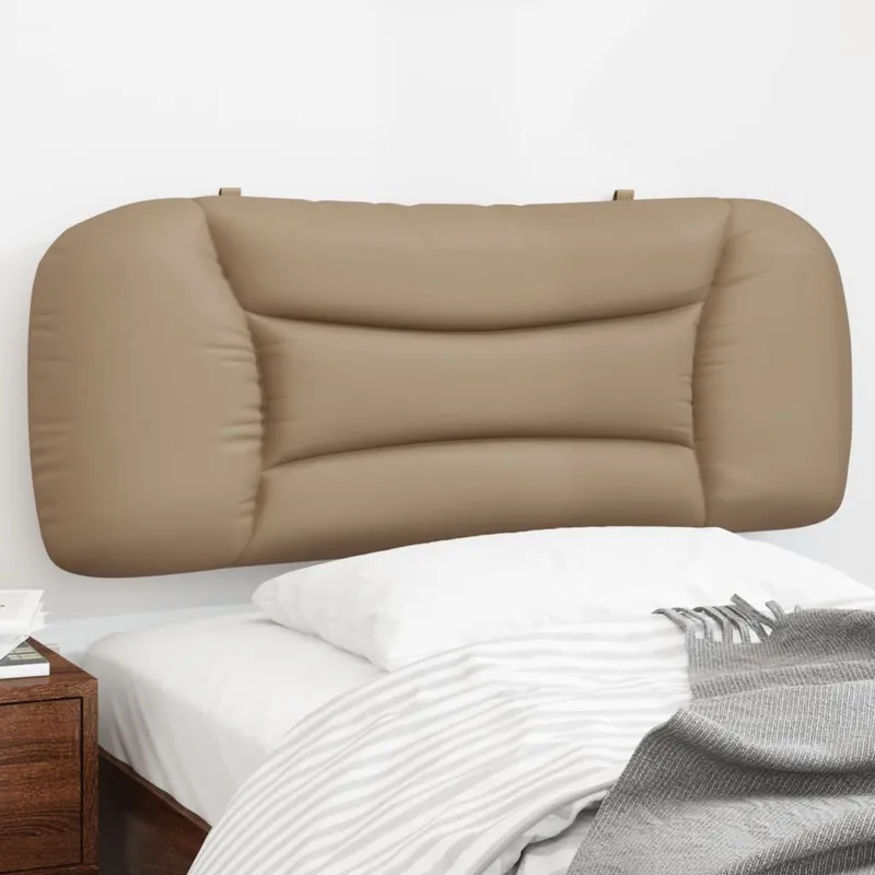 vidaXL Dyna till huvudgavel Hvar cappuccino 100 cm konstläder