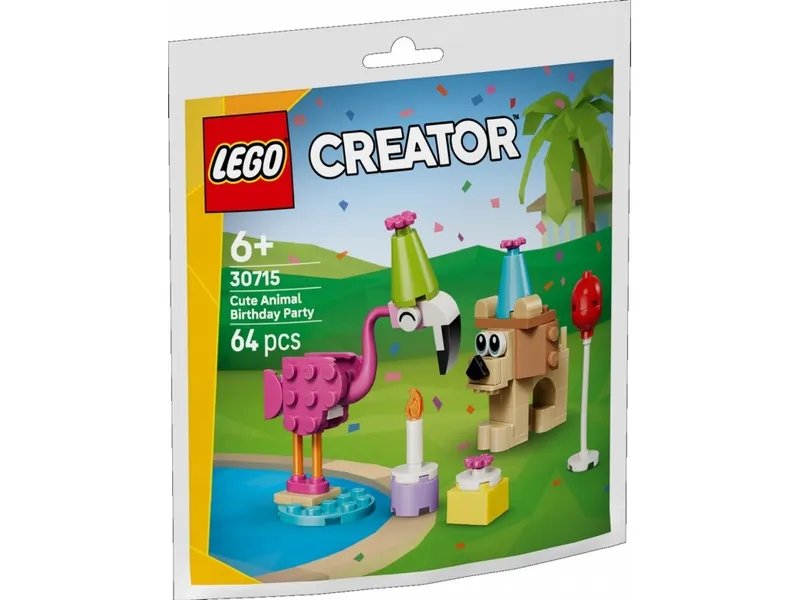 LEGO® Creator – Söta djur till födelsedagsfest 30715 – 64 Delar