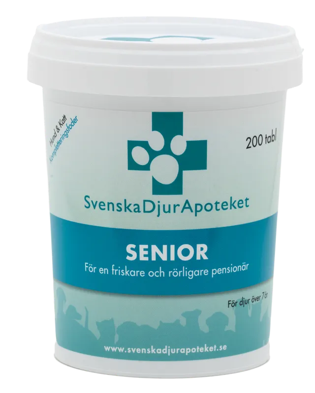 Senior Tabletter fodertillskott - 200 tabletter