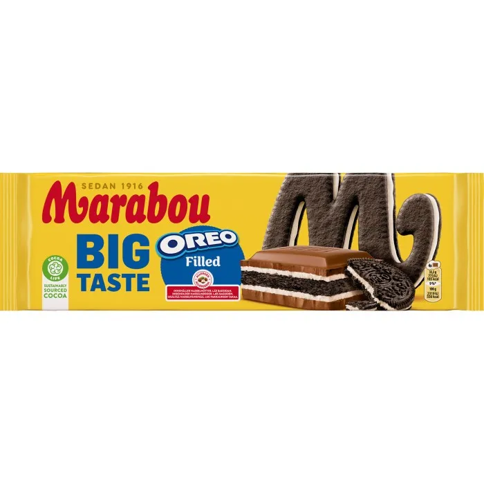 Marabou Big Taste Oreo Filled Chokladkaka - 300 g